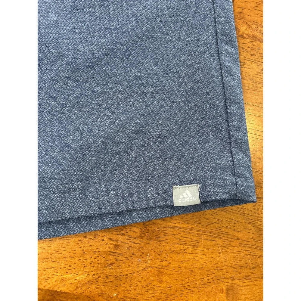Adidas Golf Shorts Mens 38 Blue Ultimate360 Heathered Performance